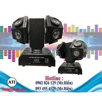 Đèn Led Mini Moving Xoay 360