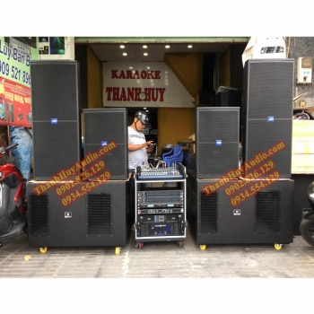 Dàn Sân Khấu 700 Khách Sub Hầm Kép Và Loa Full ATI